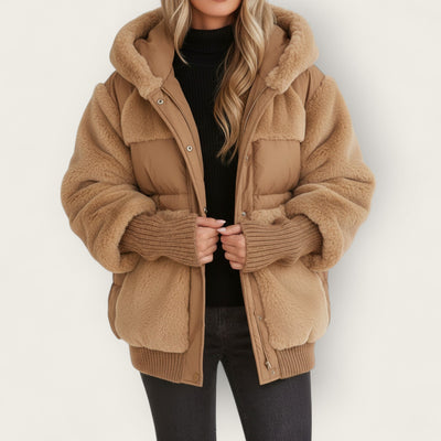 Lena | Premium dunjakke med hette