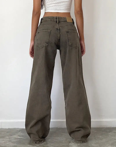 Roomy Extra Wide Low Rise Jeans