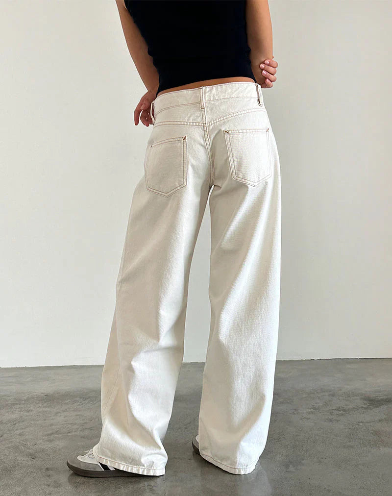 Roomy Extra Wide Low Rise Jeans