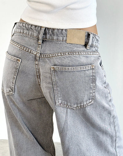 Roomy Extra Wide Low Rise Jeans