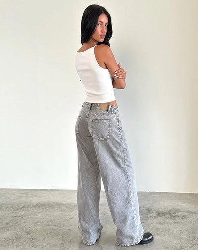 Roomy Extra Wide Low Rise Jeans