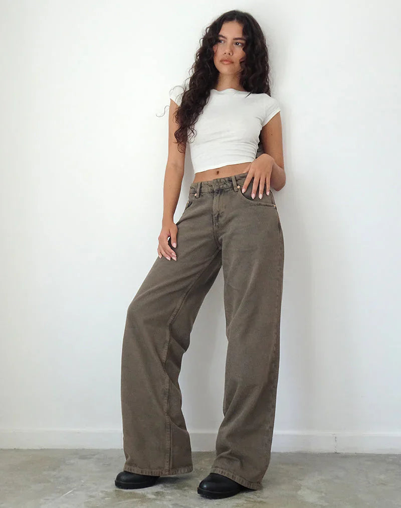 Roomy Extra Wide Low Rise Jeans