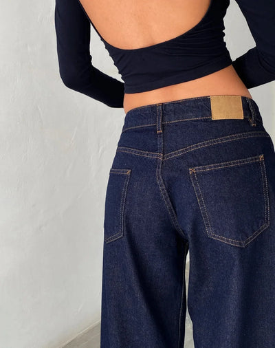 Roomy Extra Wide Low Rise Jeans