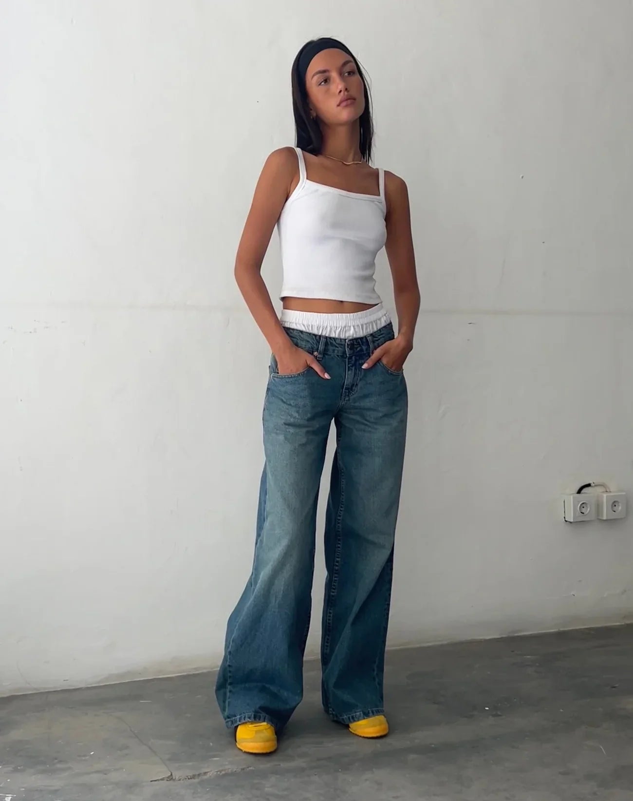Roomy Extra Wide Low Rise Jeans