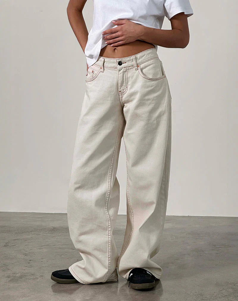 Roomy Extra Wide Low Rise Jeans