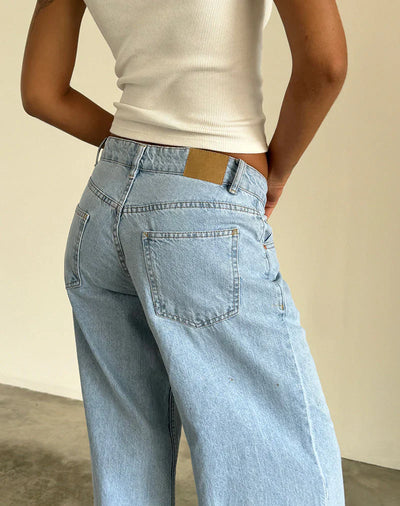 Roomy Extra Wide Low Rise Jeans