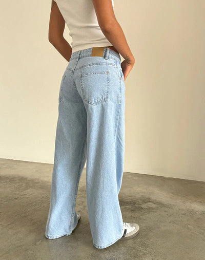 Roomy Extra Wide Low Rise Jeans