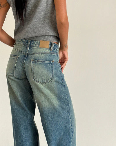 Roomy Extra Wide Low Rise Jeans