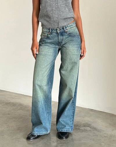 Roomy Extra Wide Low Rise Jeans