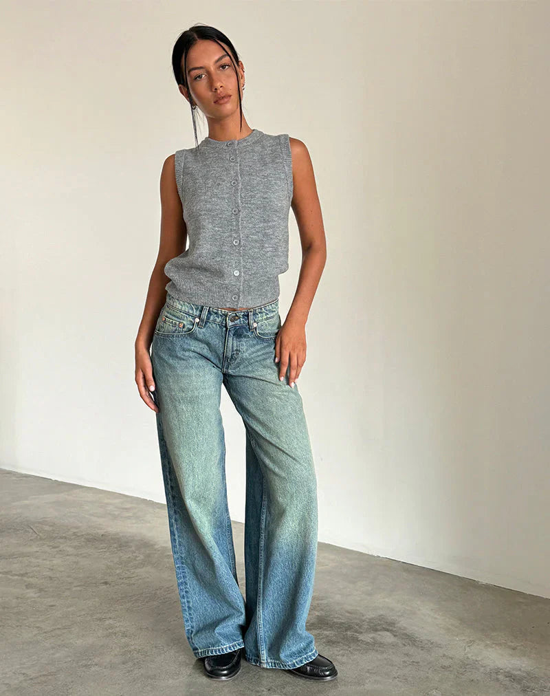 Roomy Extra Wide Low Rise Jeans