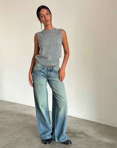 Roomy Extra Wide Low Rise Jeans