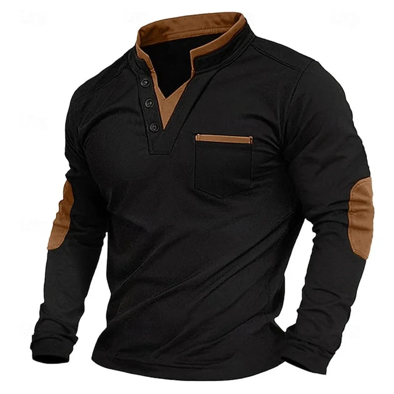 Oskar | Herre V-hals sweatshirt